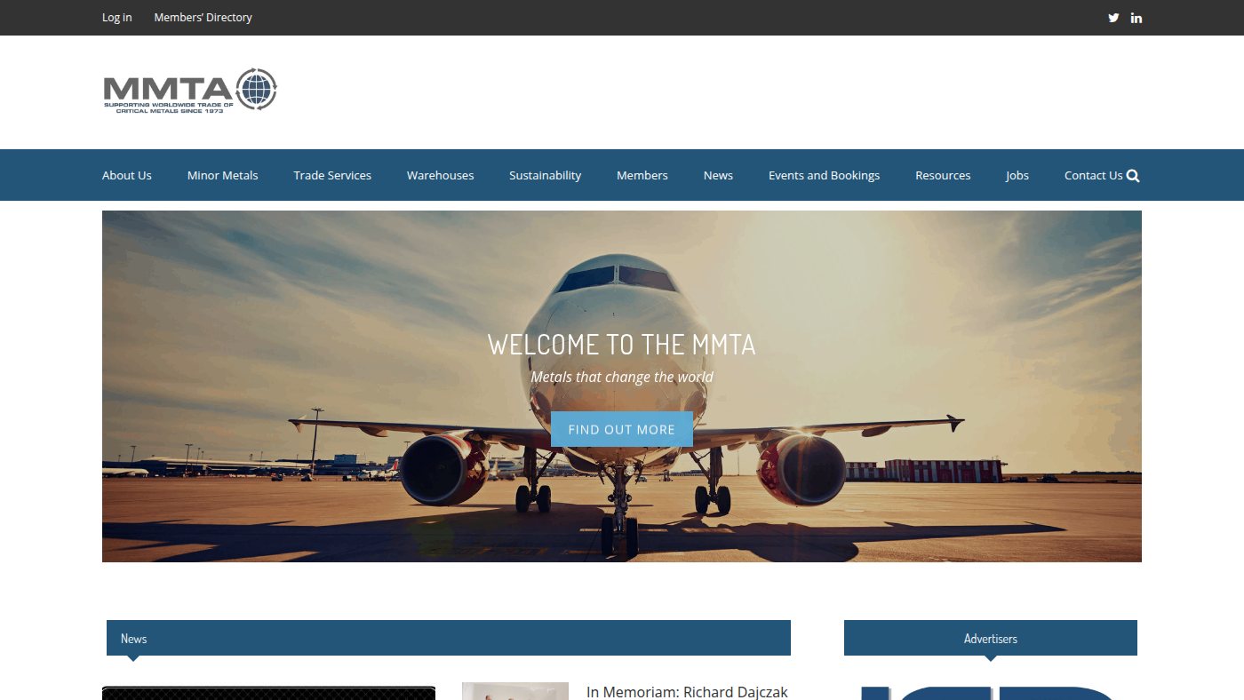 The home page of mmta.co.uk