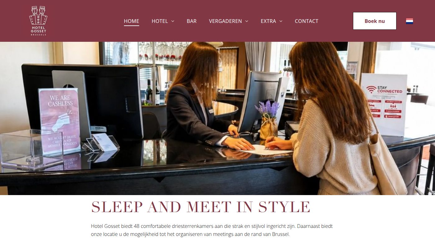 The home page of gosset.be