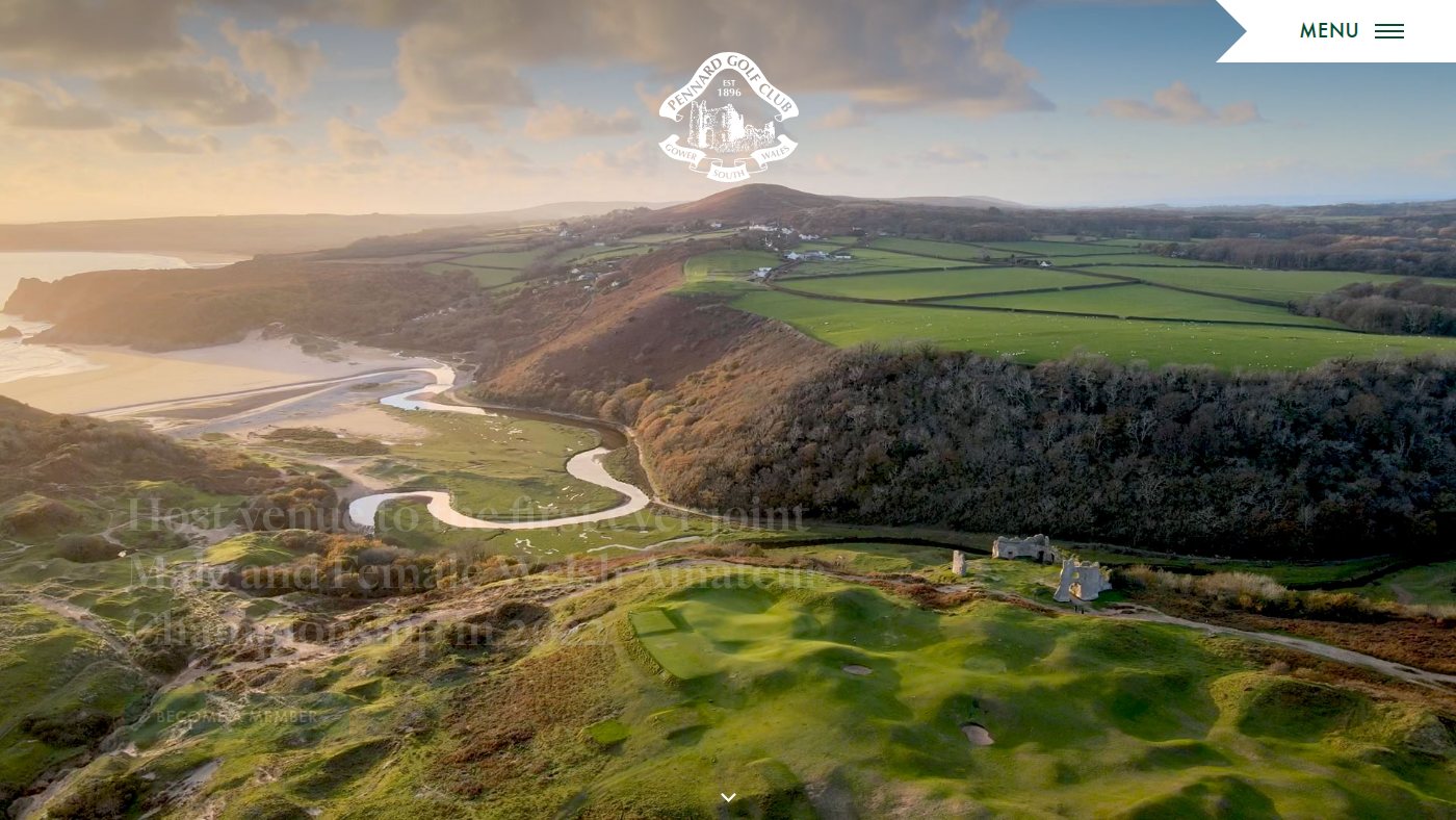 The home page of pennardgolfclub.com
