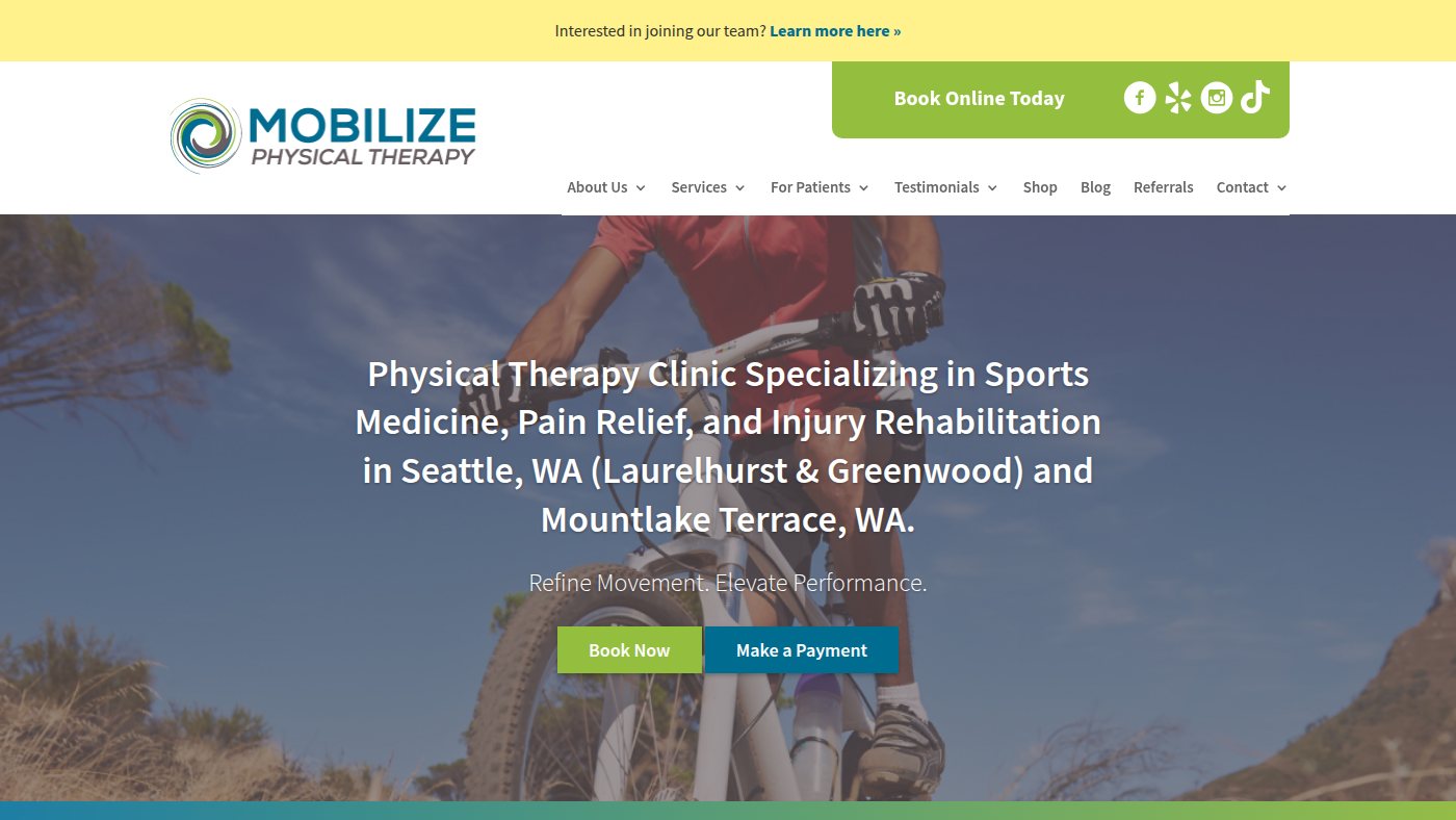 The home page of mobilizept.com