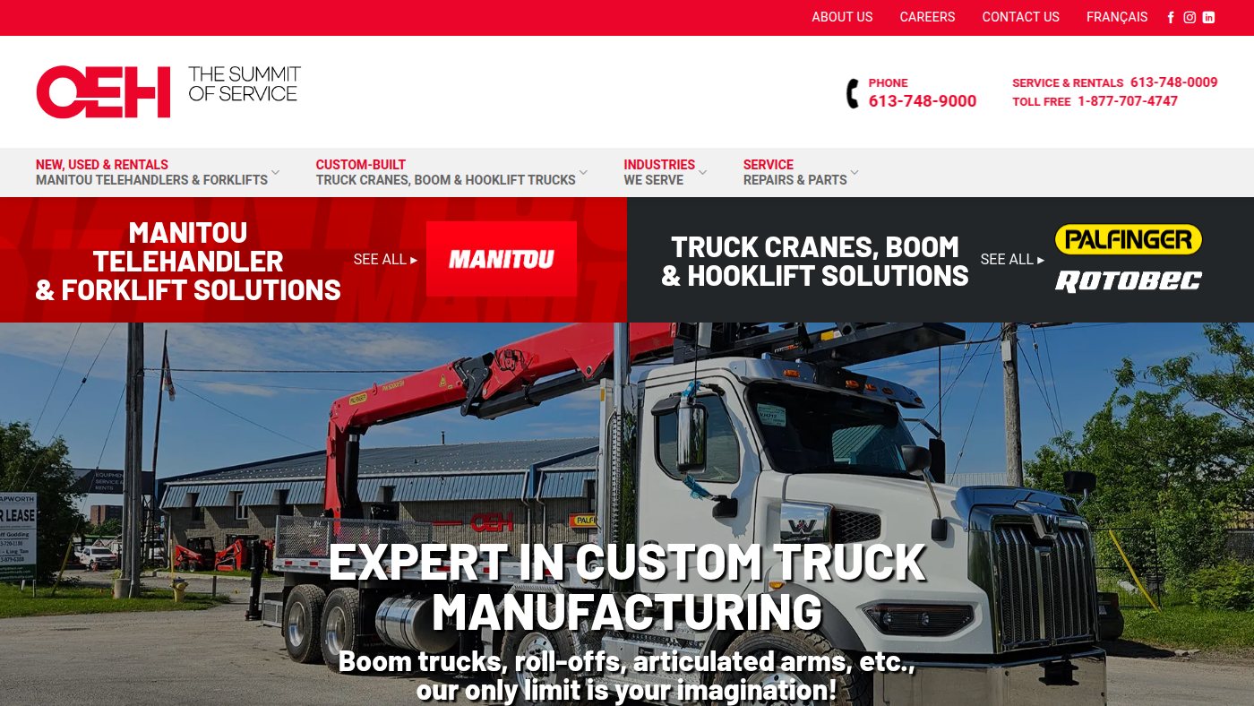 The home page of oehinc.com