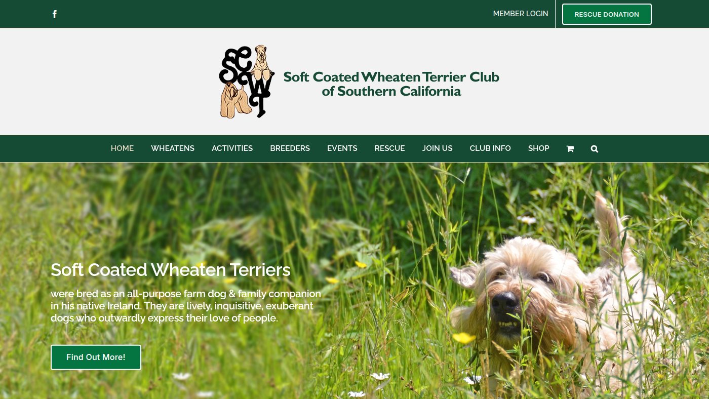 The home page of wheaten.org
