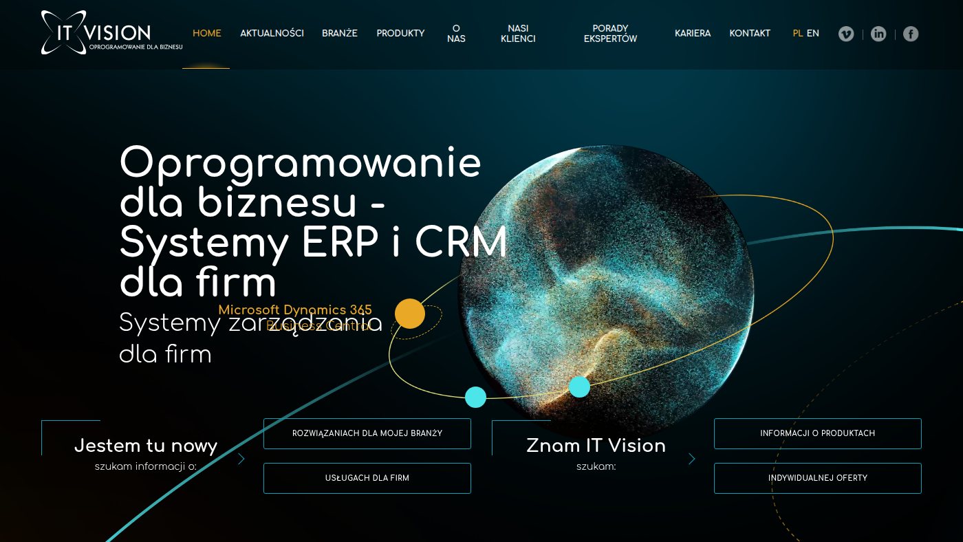 The home page of itvision.pl