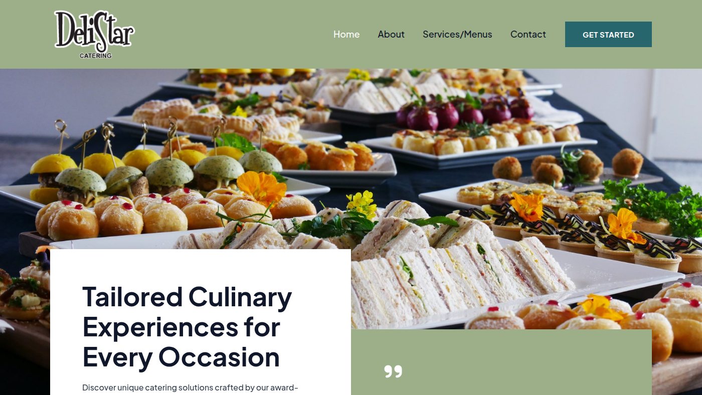 The home page of delistar.co.nz