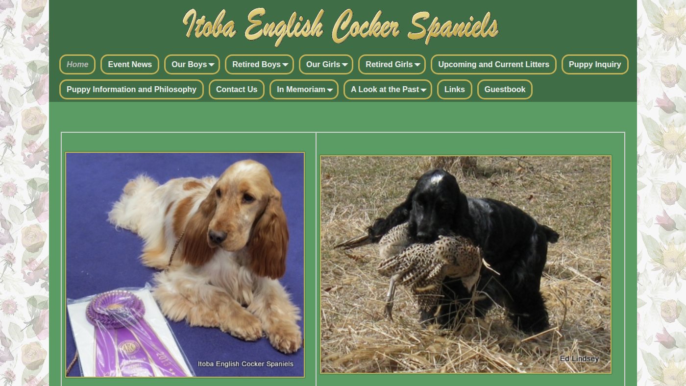 The home page of itobaecs.com