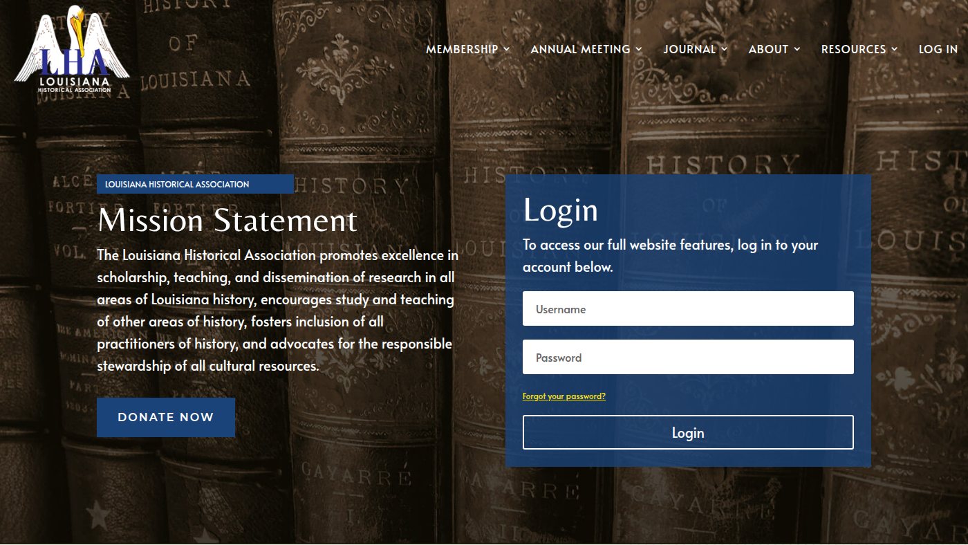 The home page of lahistory.org