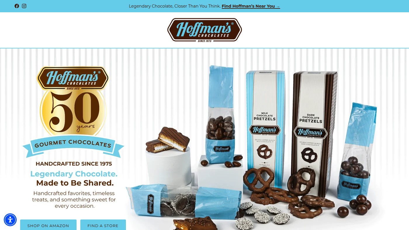 The home page of hoffmans.com