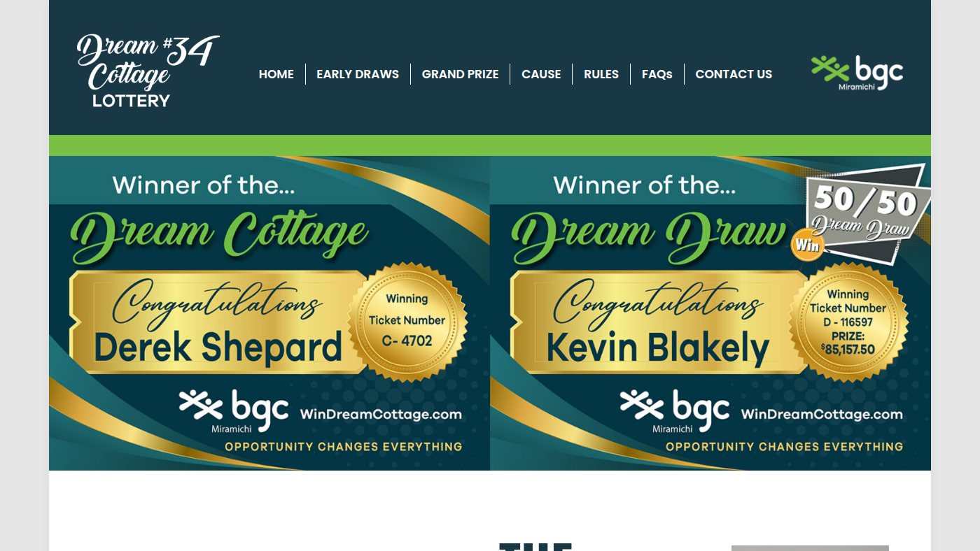 The home page of windreamcottage.com