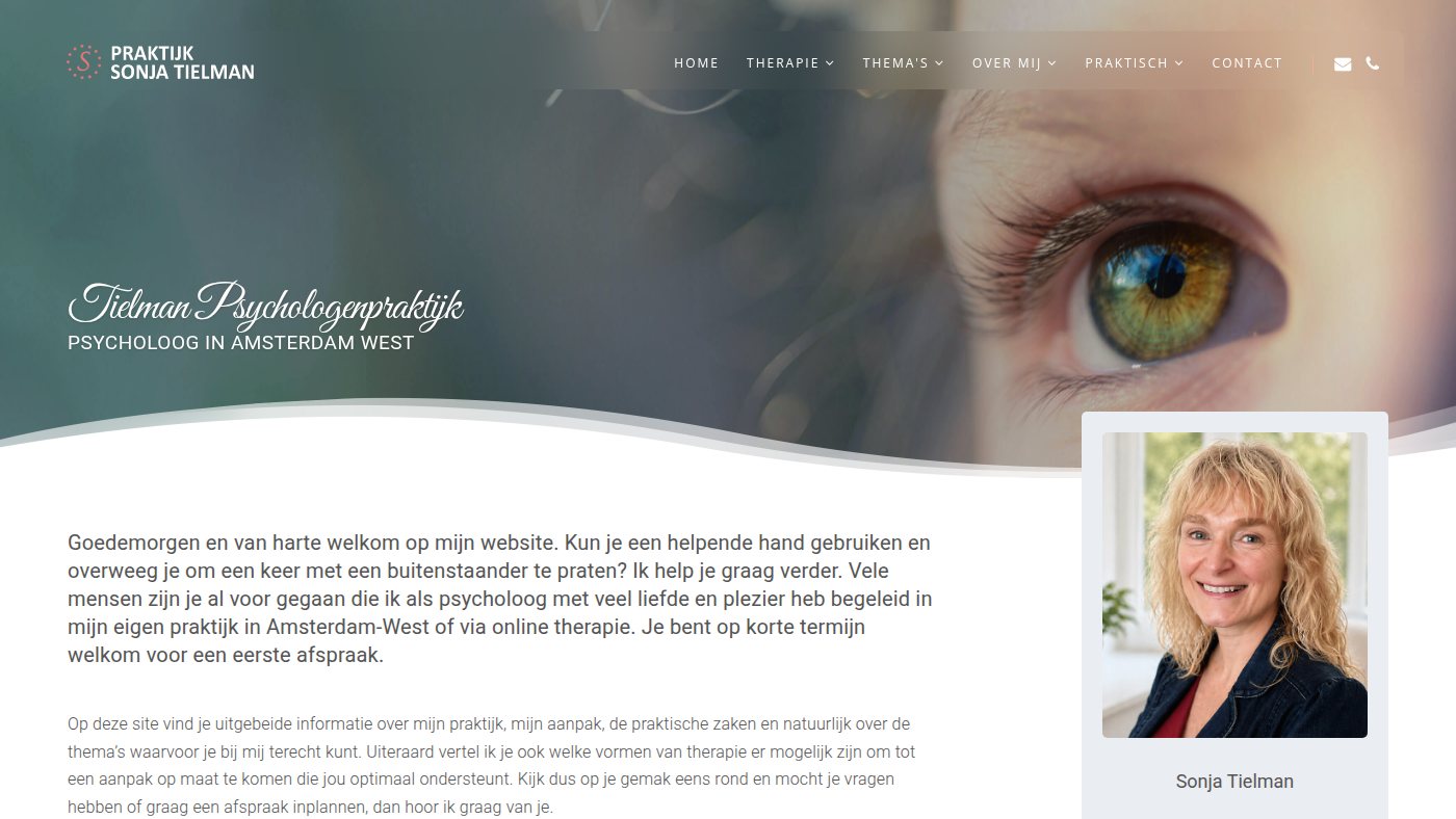 The home page of psycholoogamsterdam-west.nl