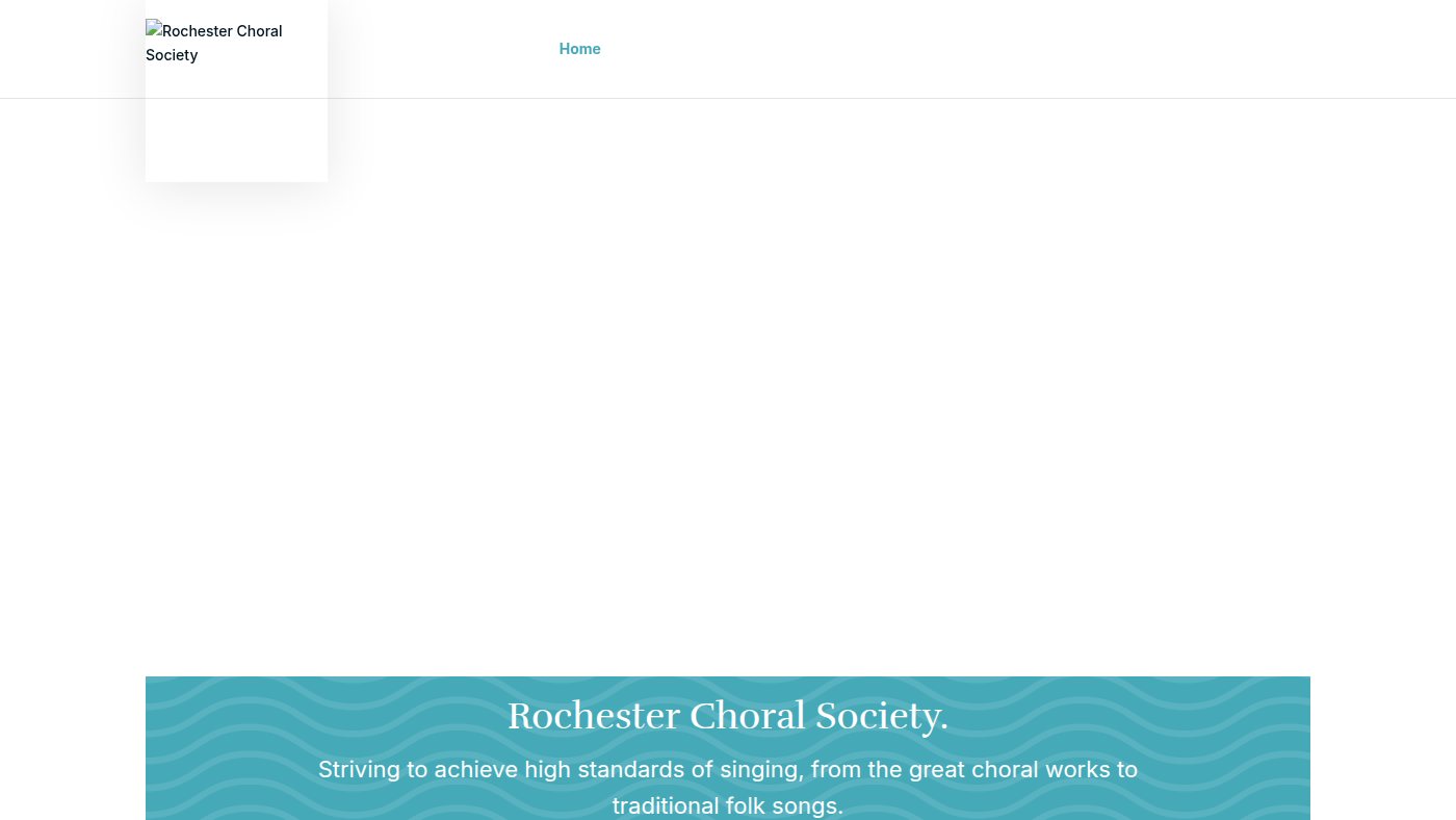 The home page of rochesterchoral.co.uk