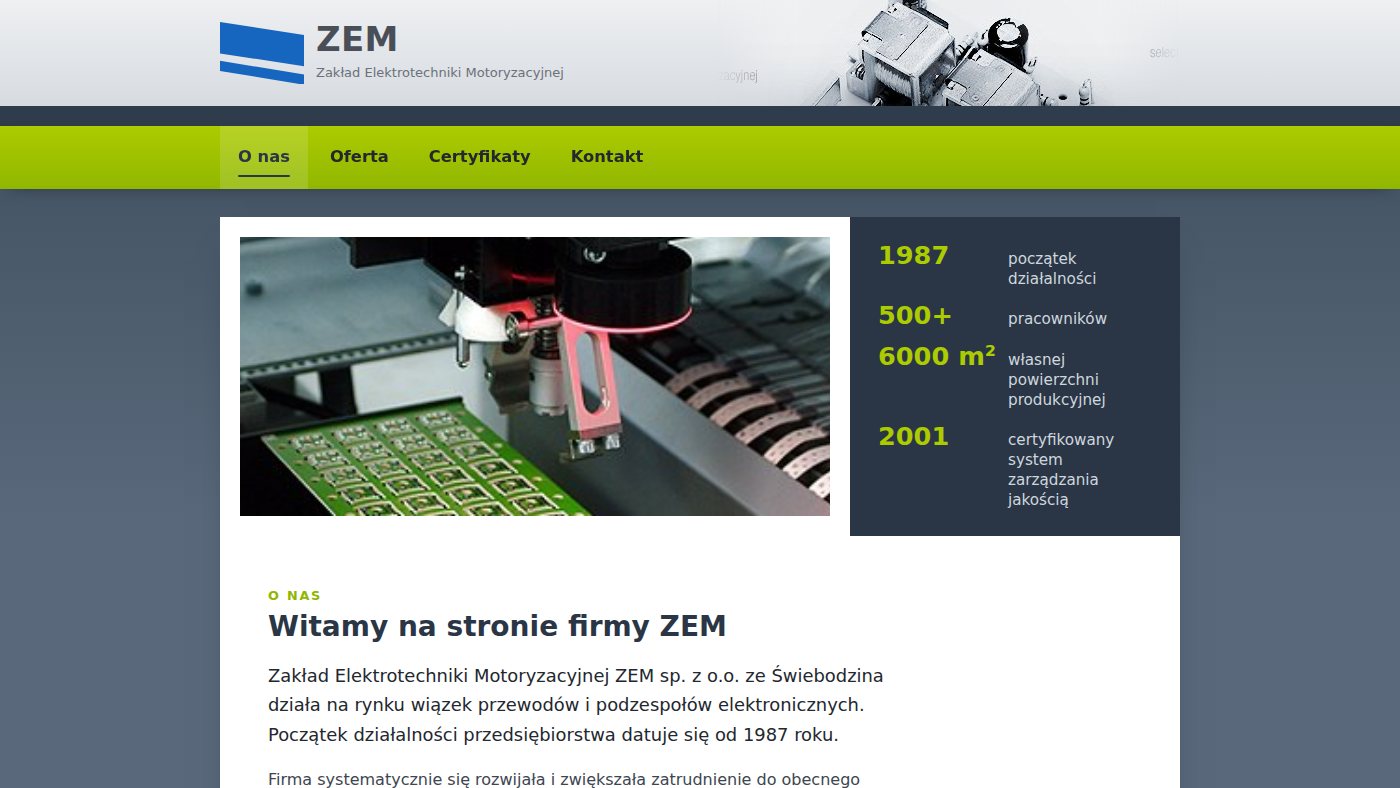 The home page of zem.pl