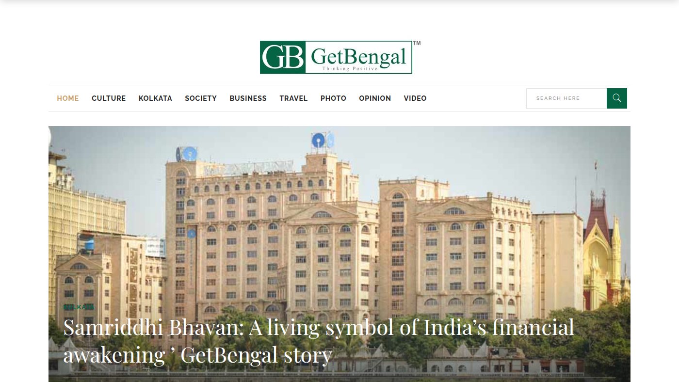 The home page of getbengal.com