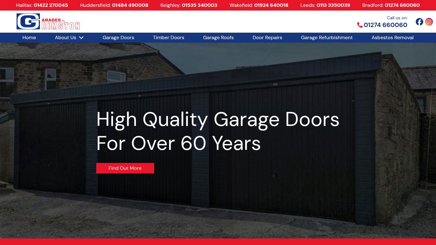 The home page of grimstongaragesltd.co.uk
