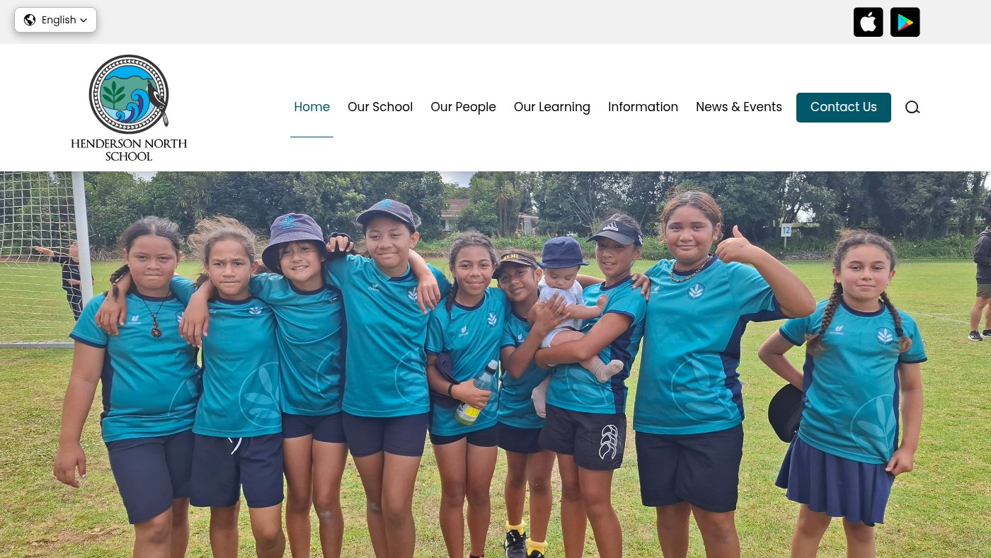 The home page of hns.school.nz