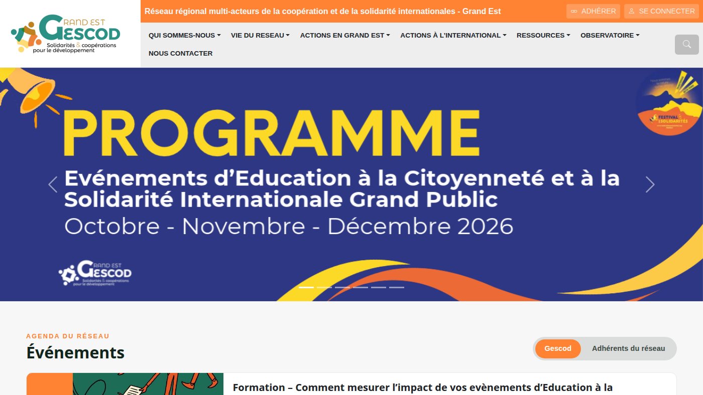 The home page of gescod.org
