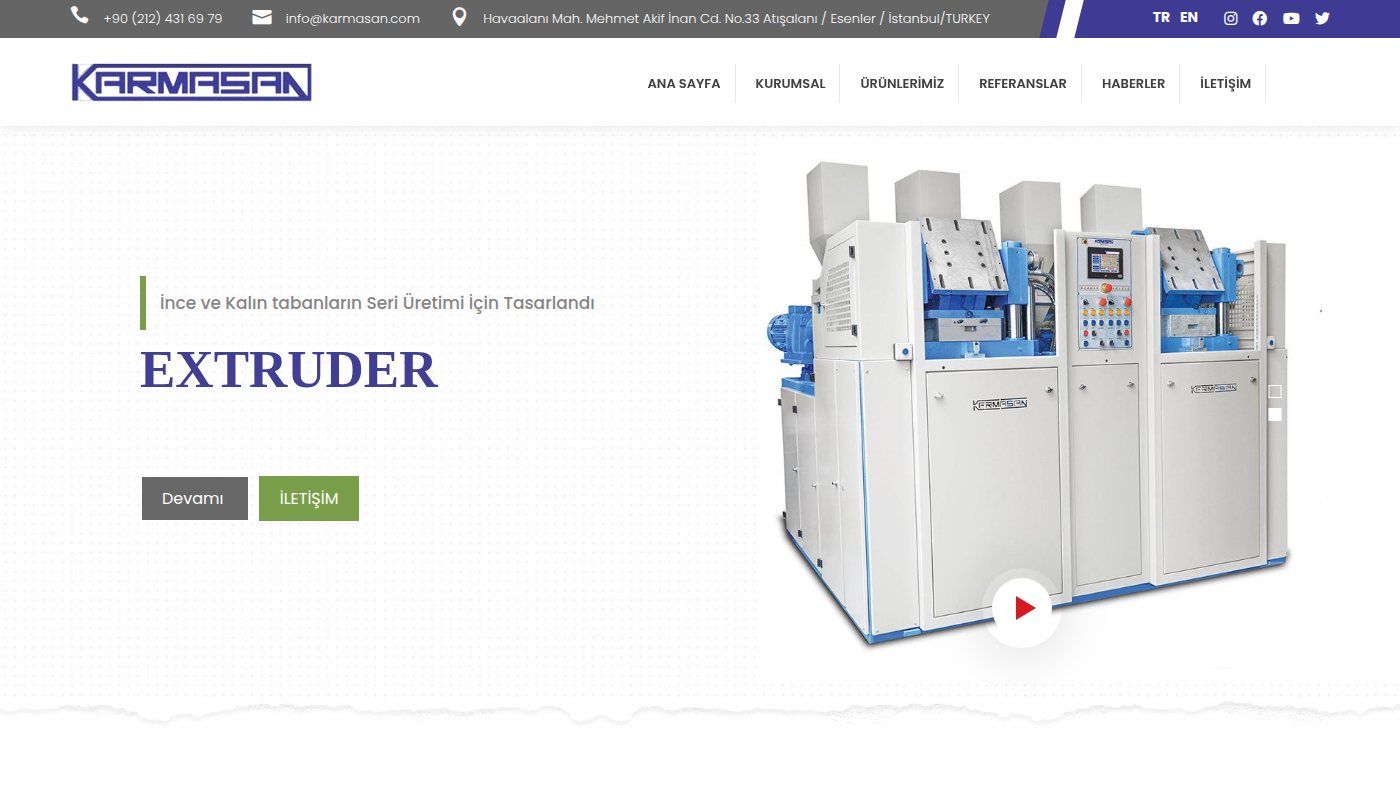 The home page of karmasan.com