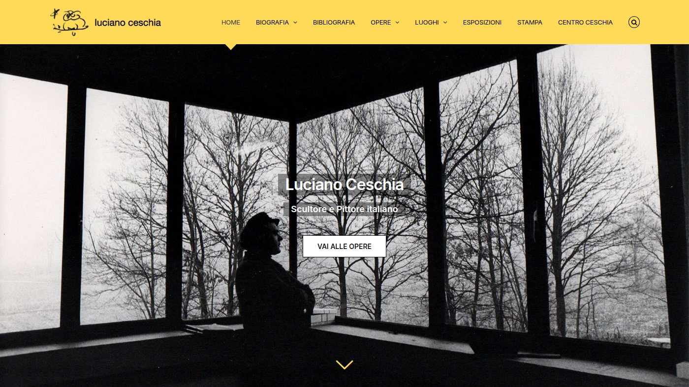 The home page of lucianoceschia.it