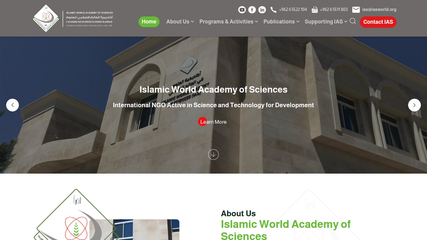 The home page of iasworld.org