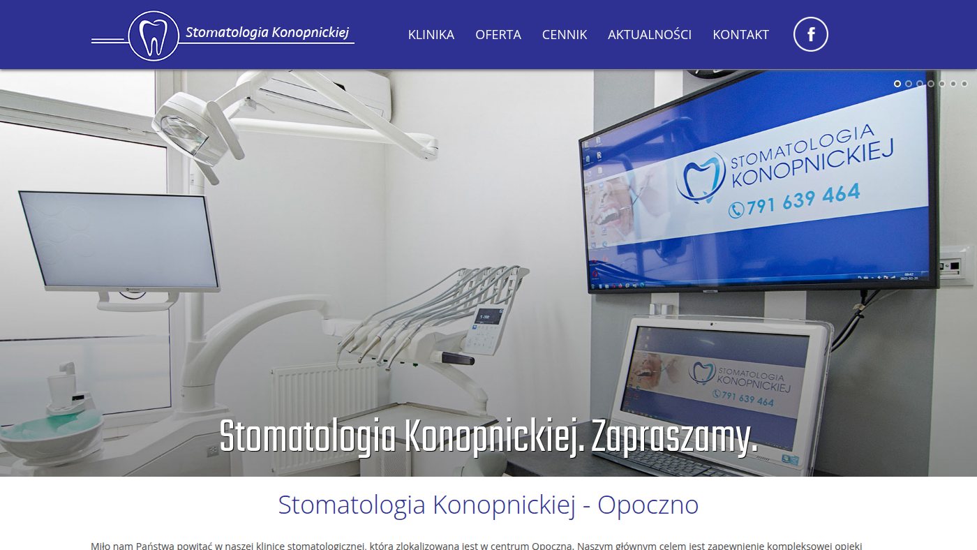 The home page of stomatologiakonopnickiej.pl