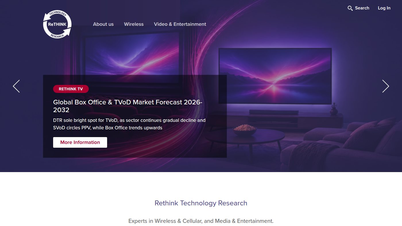 The home page of rethinkresearch.biz