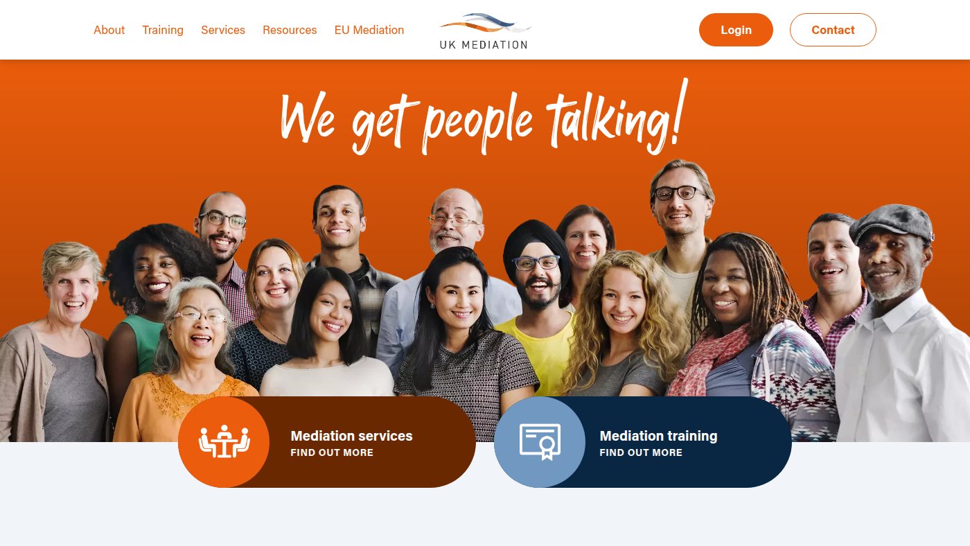 The home page of ukmediation.net