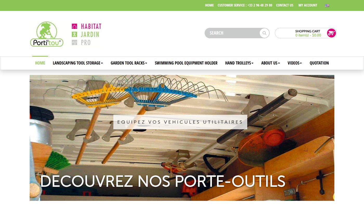 The home page of portitou.com
