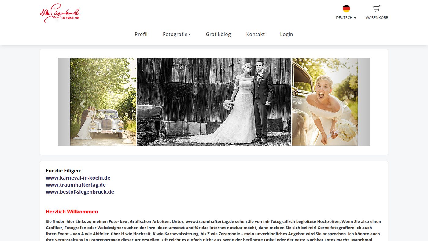 The home page of siegenbruck.de