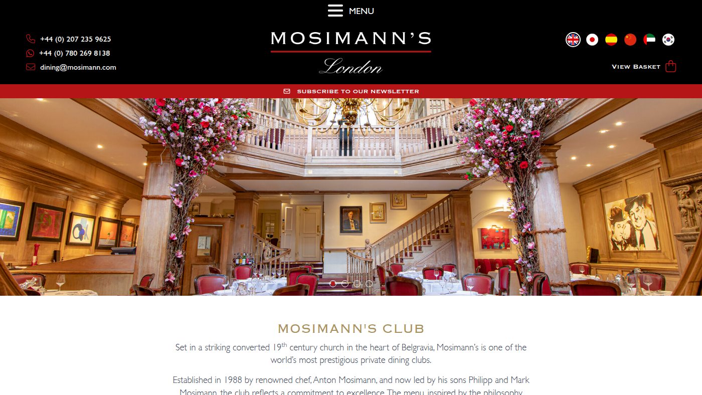 The home page of mosimann.com