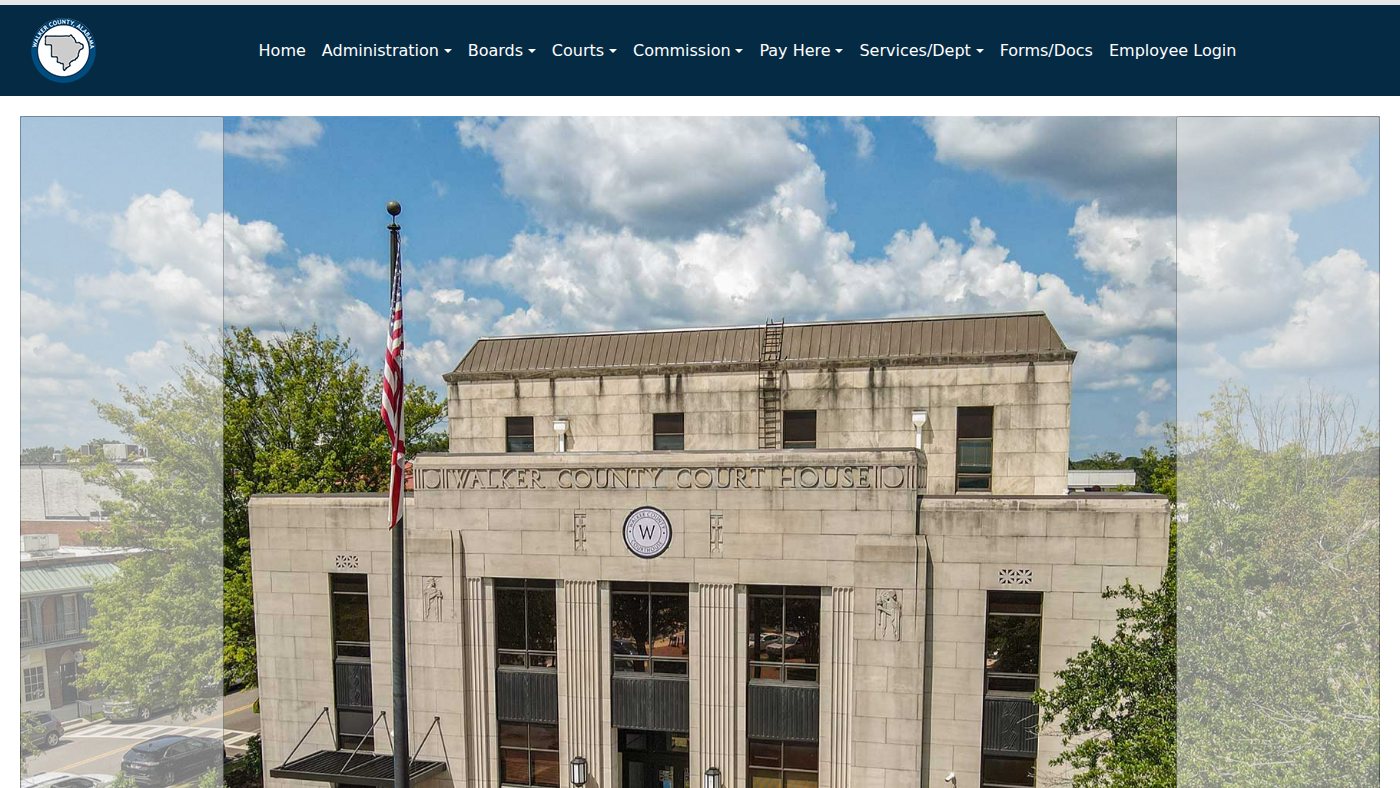 The home page of walkercountyal.us