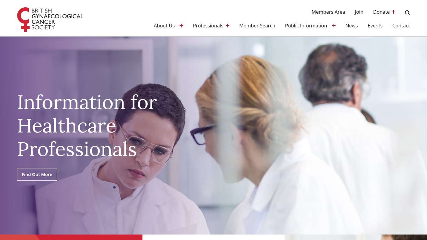 The home page of bgcs.org.uk