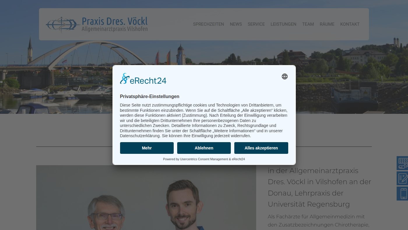 The home page of dr-voeckl.de