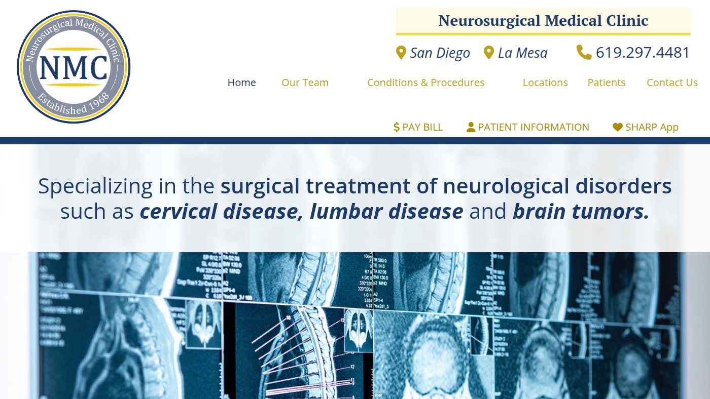 The home page of sd-neurosurgeon.com