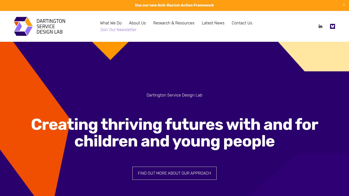 The home page of dartington.org.uk