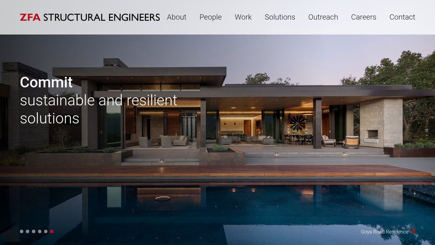 The home page of zfa.com