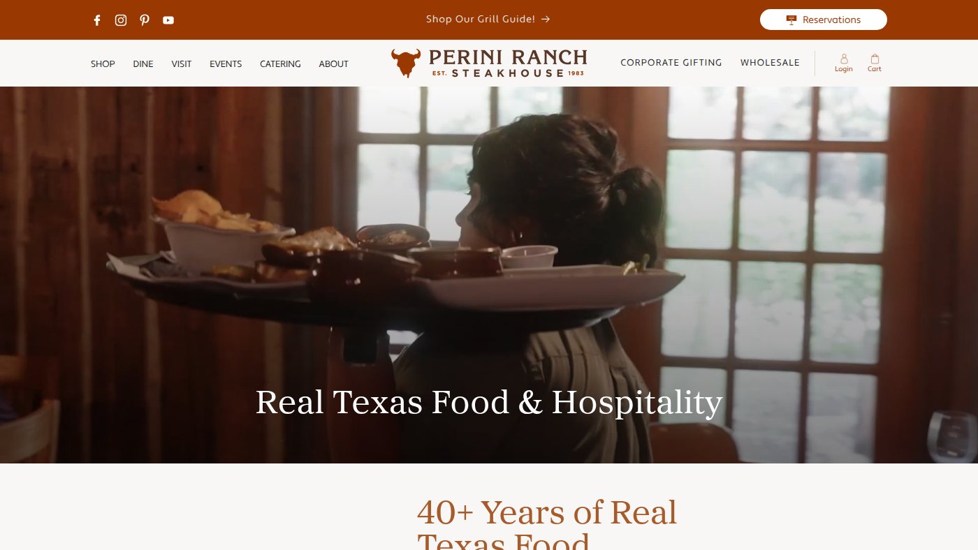 The home page of periniranch.com