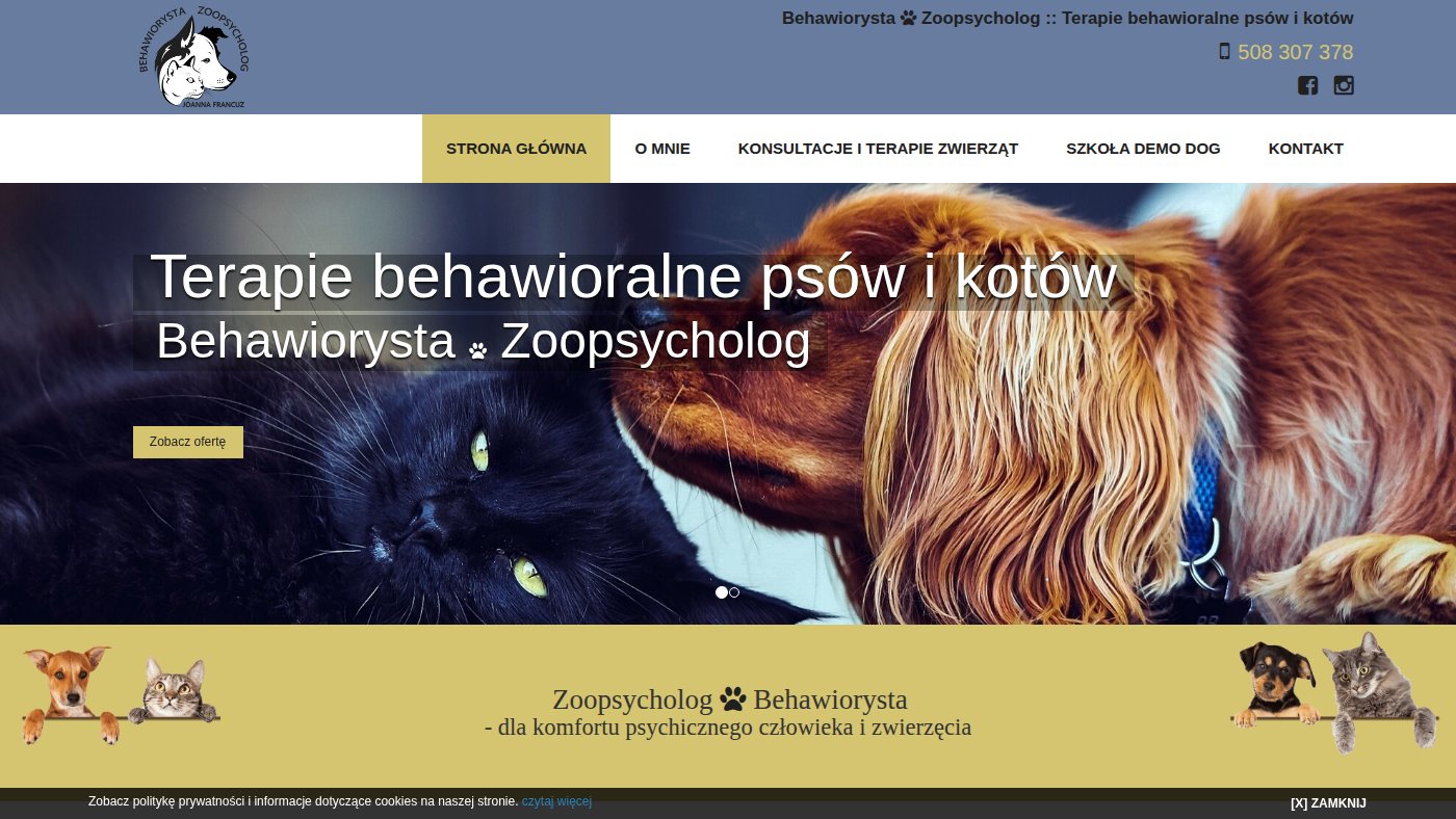 The home page of zoopsycholog-bielsko.pl