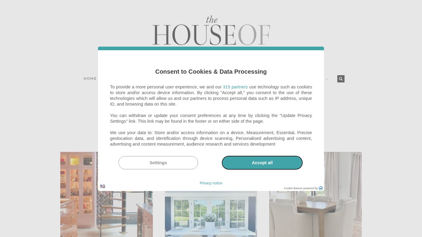 The home page of thehouseofsilverlining.com