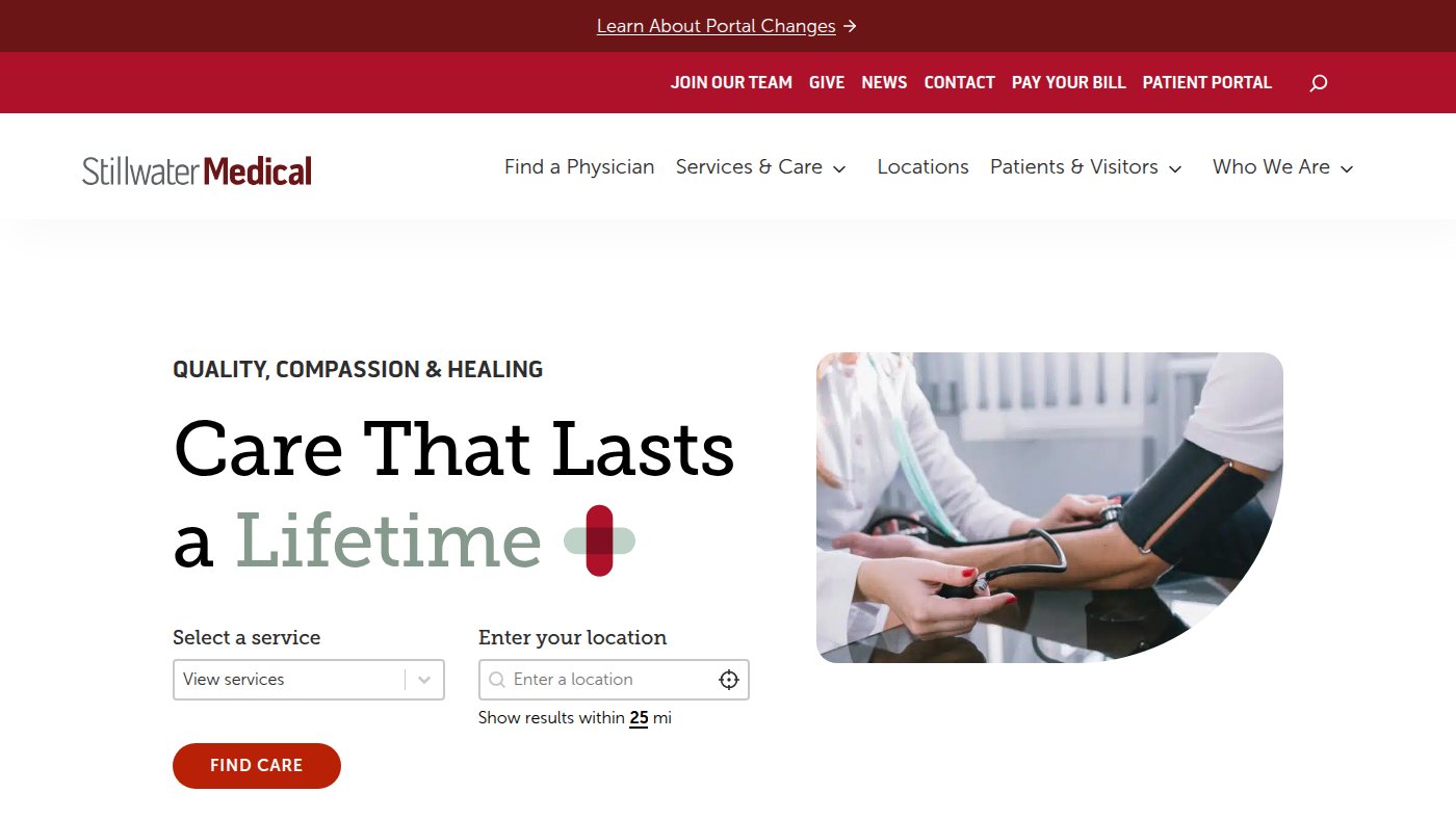 The home page of stillwater-medical.org