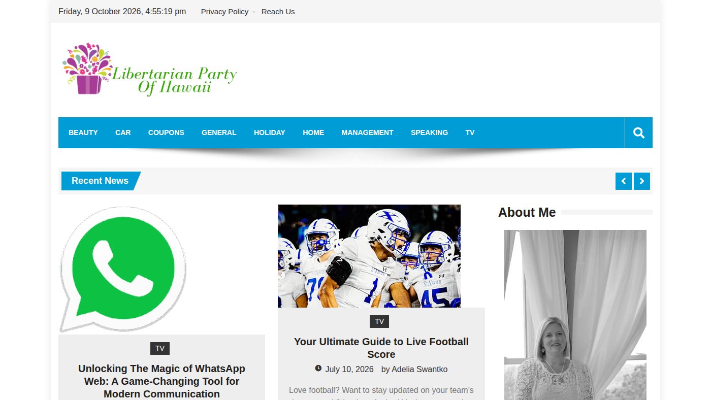 The home page of libertarianpartyofhawaii.org