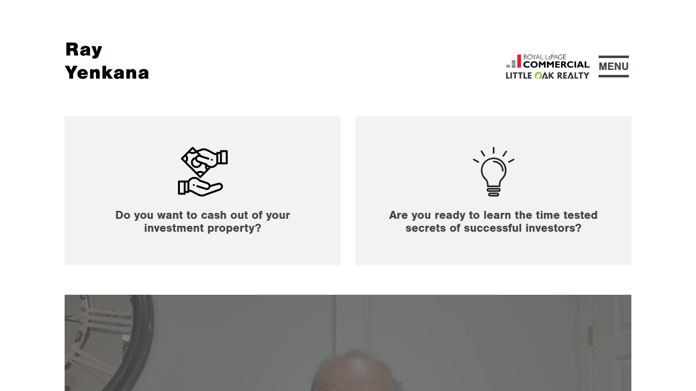 The home page of rayyenkana.com