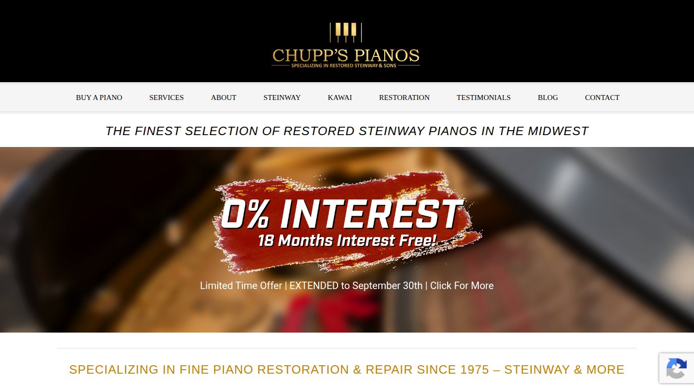 The home page of chuppspianos.com