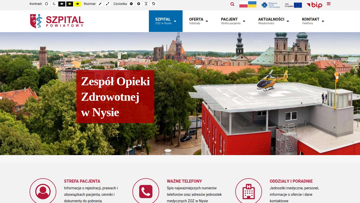 The home page of zoz.nysa.pl