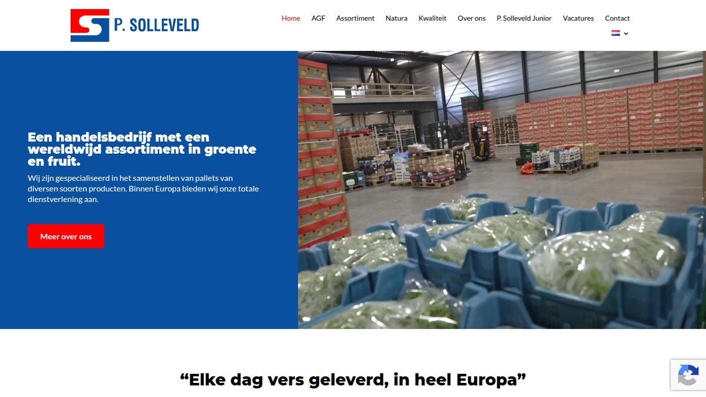 The home page of solleveld.nl