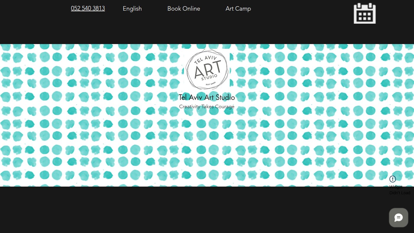 The home page of telavivartstudio.com