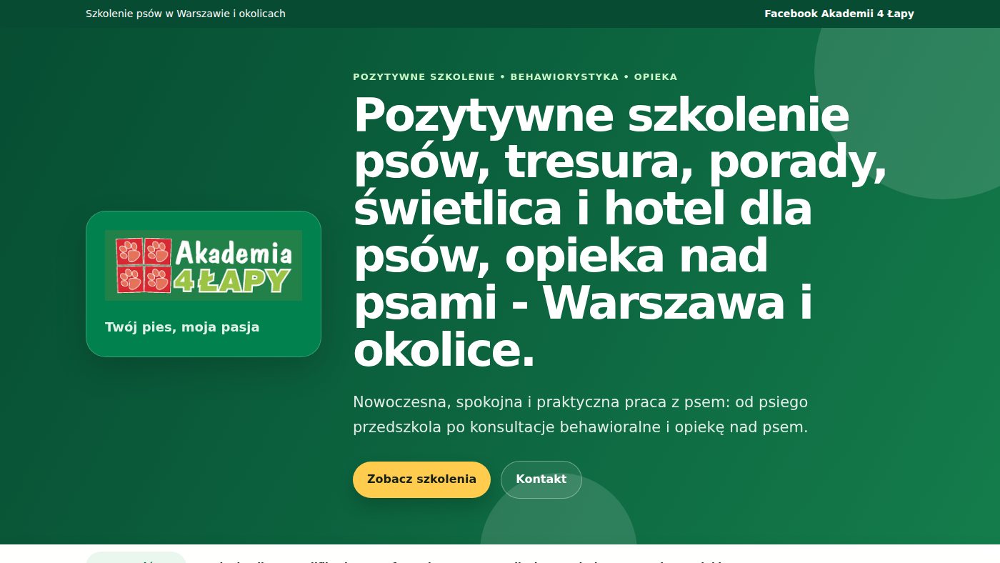 The home page of akademia4lapy.pl