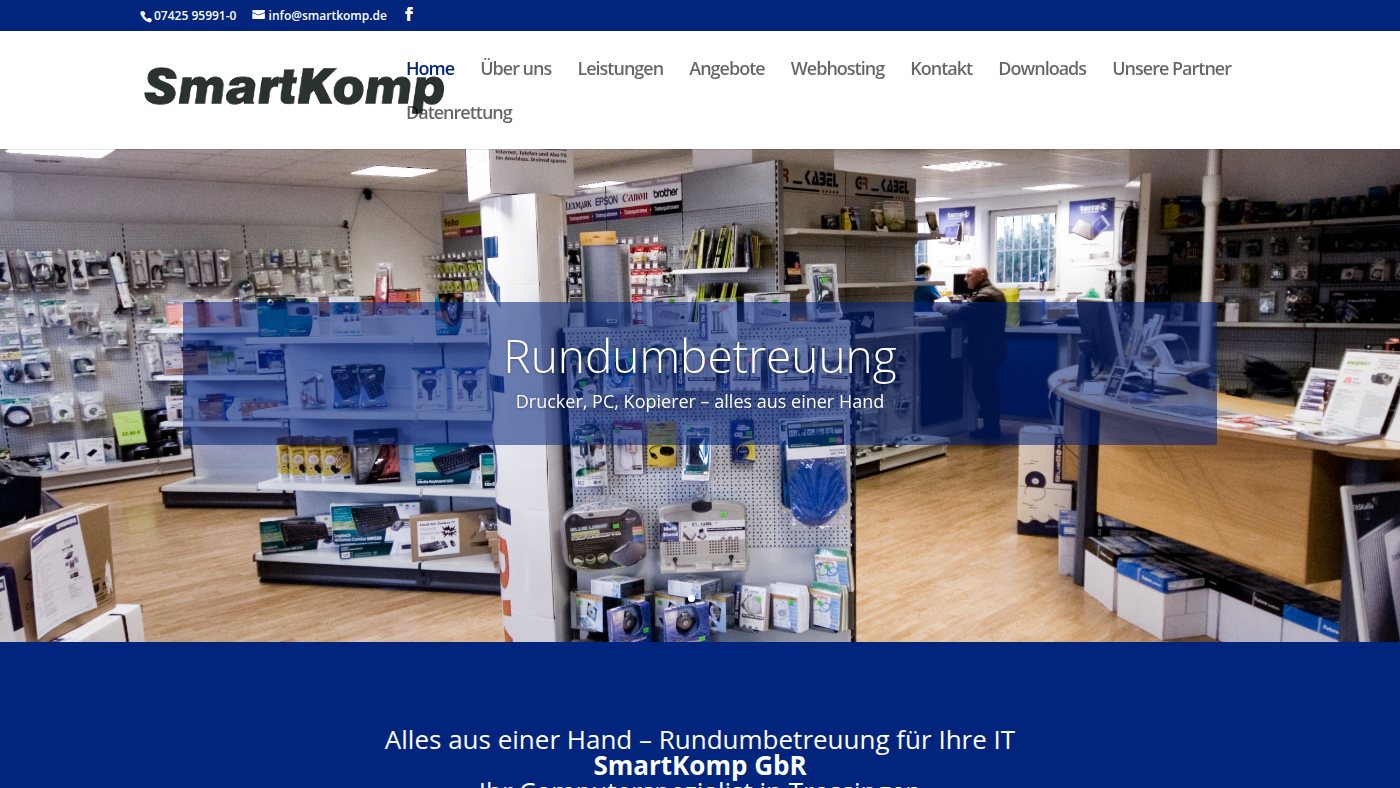 The home page of smartkomp.de