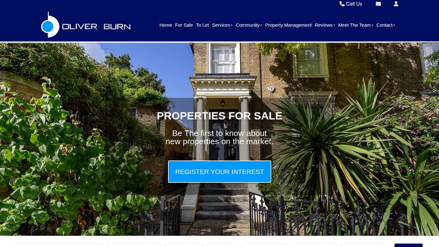 The home page of oliverburn.com