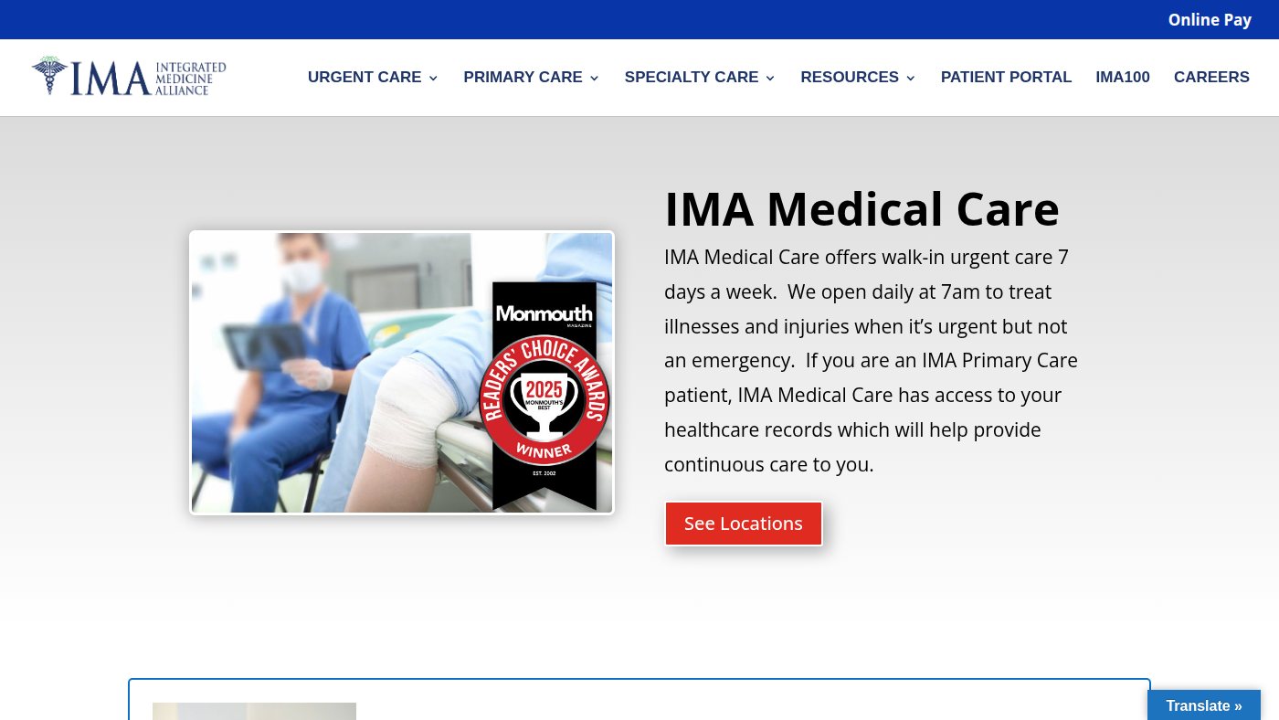 The home page of imamd.com