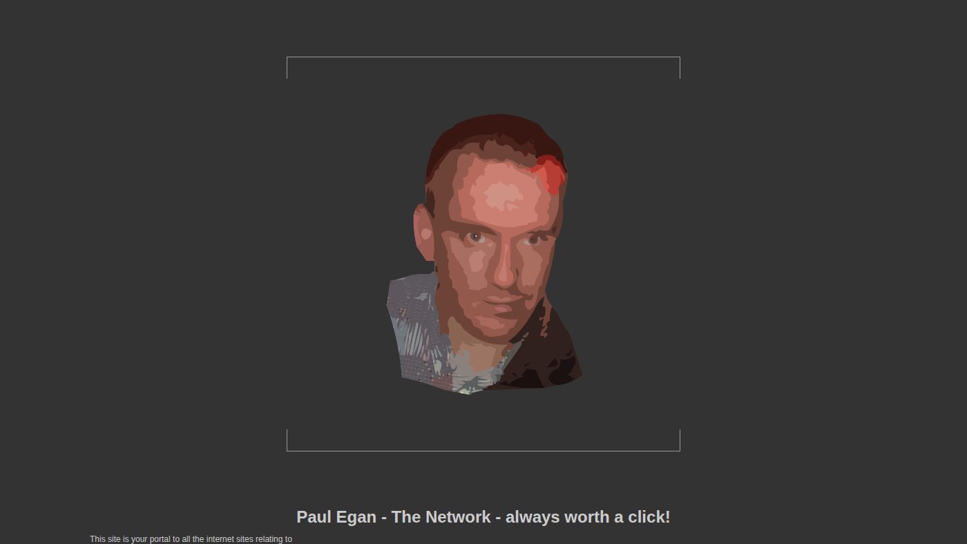 The home page of paulegan.net