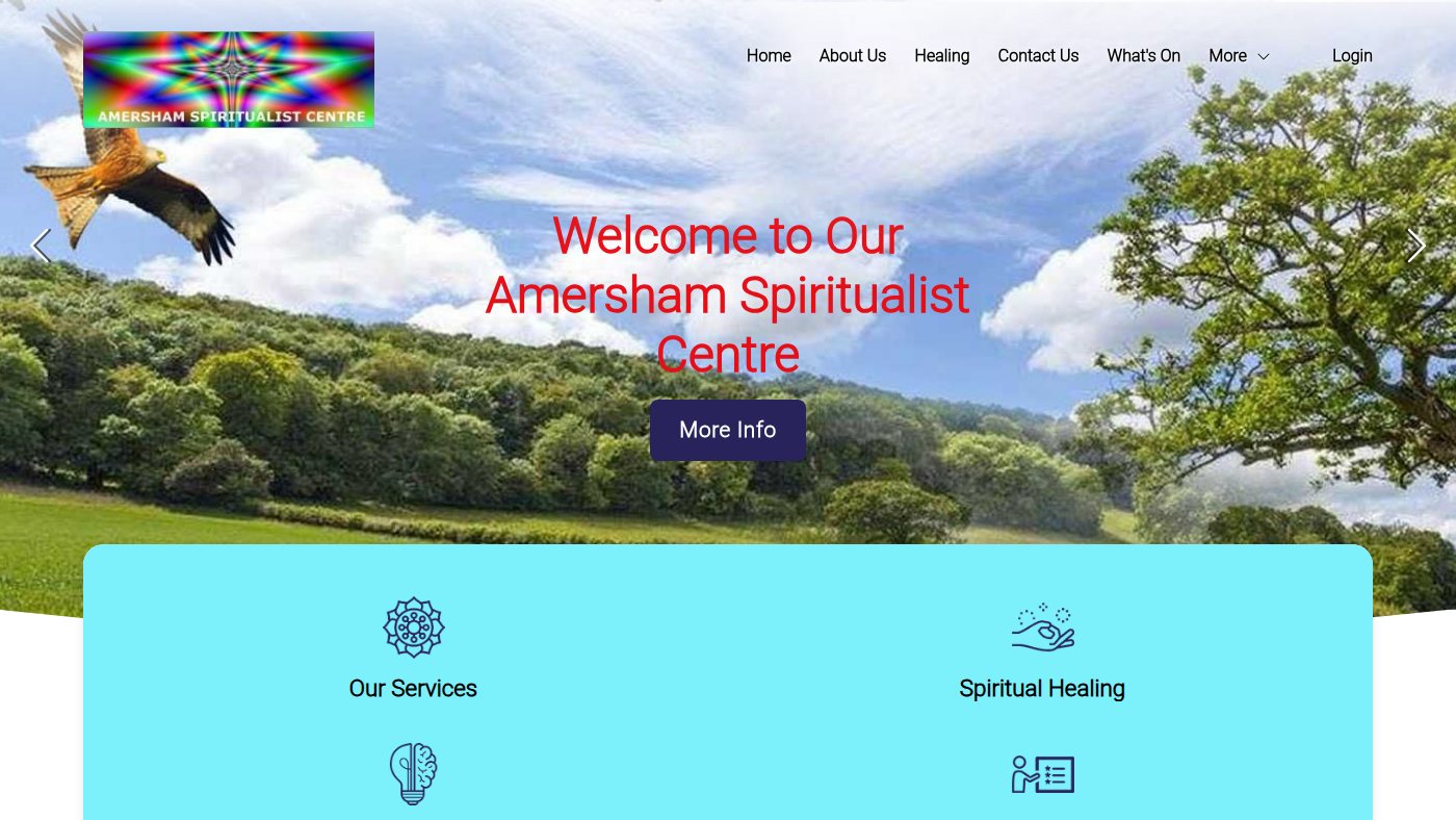 The home page of amershamspiritualistcentre.org.uk